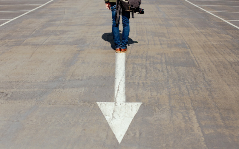 parking-lot-arrow